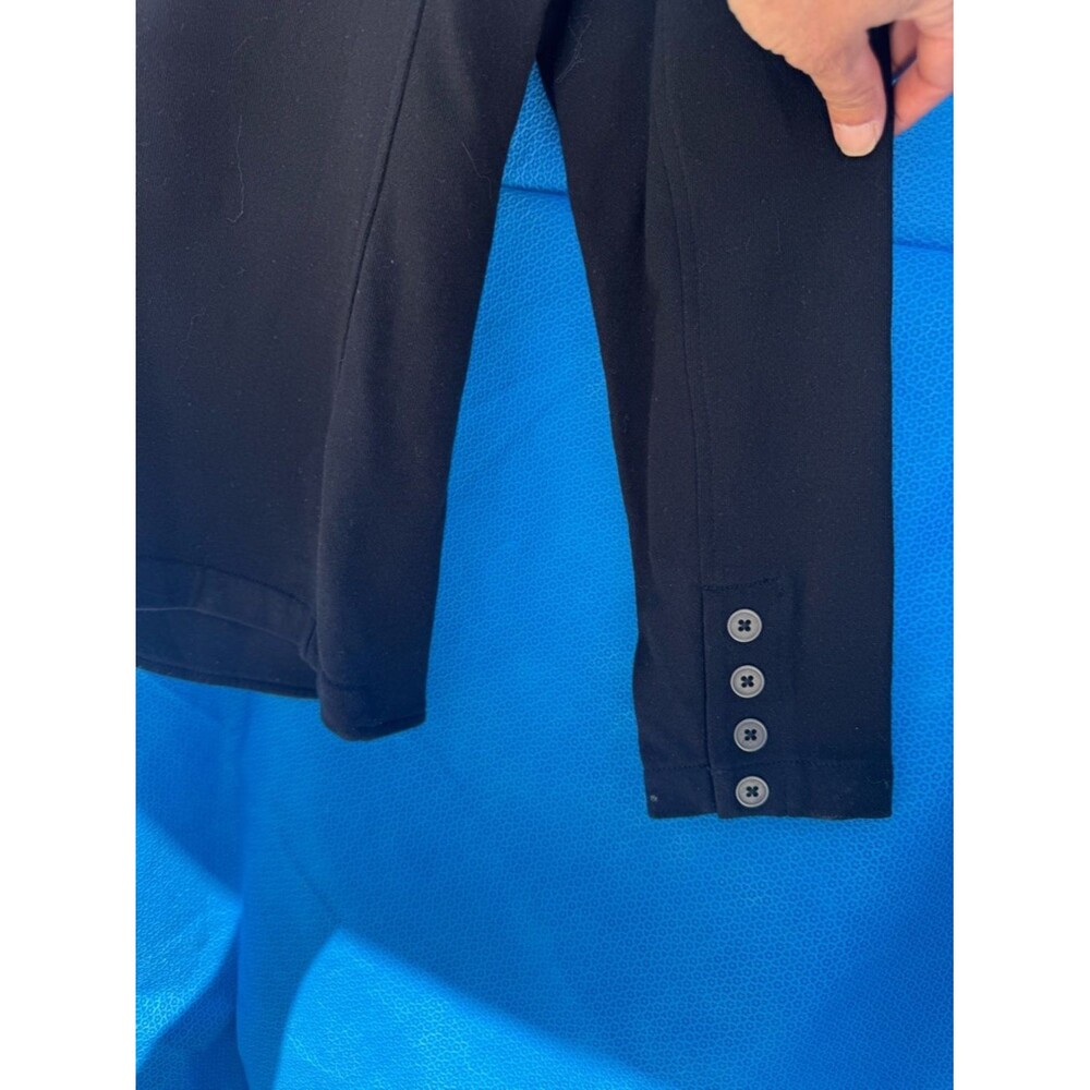 Grey State Black Single-Button Notch Lapel Blazer - Picture 5 of 6